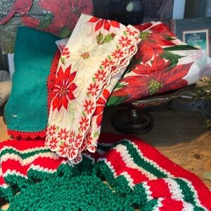 Vintage Christmas Hankies